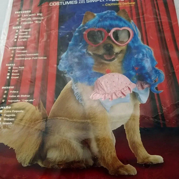 Katy Perry Dog Costume  Halloween Small - Picture 3 of 4